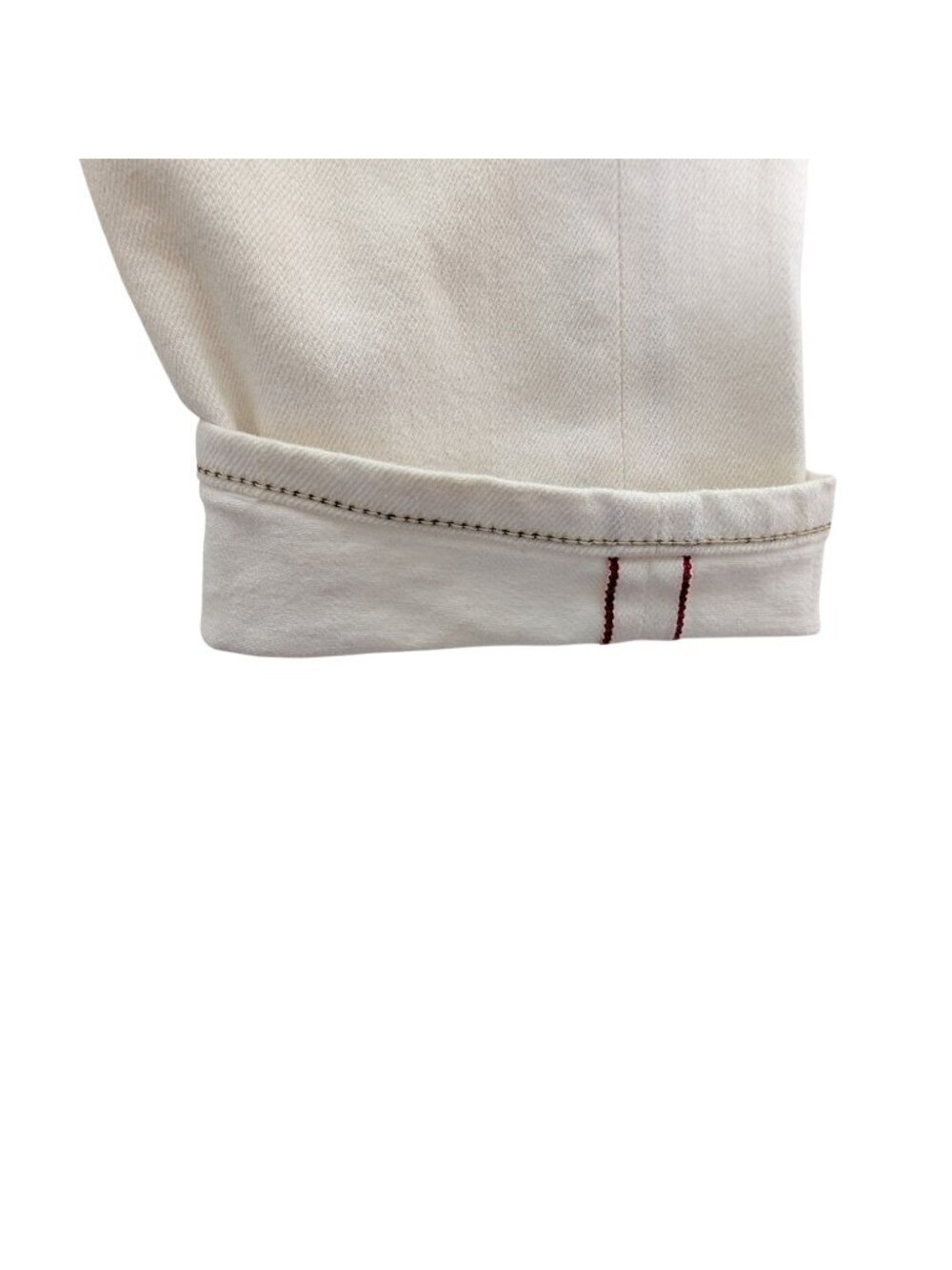 Tortoise White Selvedge Embroidered Bird Distressed Jeans Womens Y2K Grunge Butt - Picture 8 of 15
